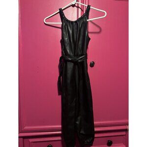 HTF Zara Vegan Leather Jumpsuit Size 7